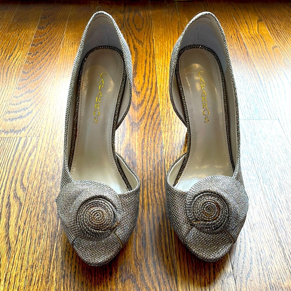 Metallic Silver/Gold formal heels